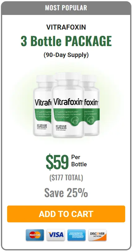 Vitrafoxin 3 Bottle